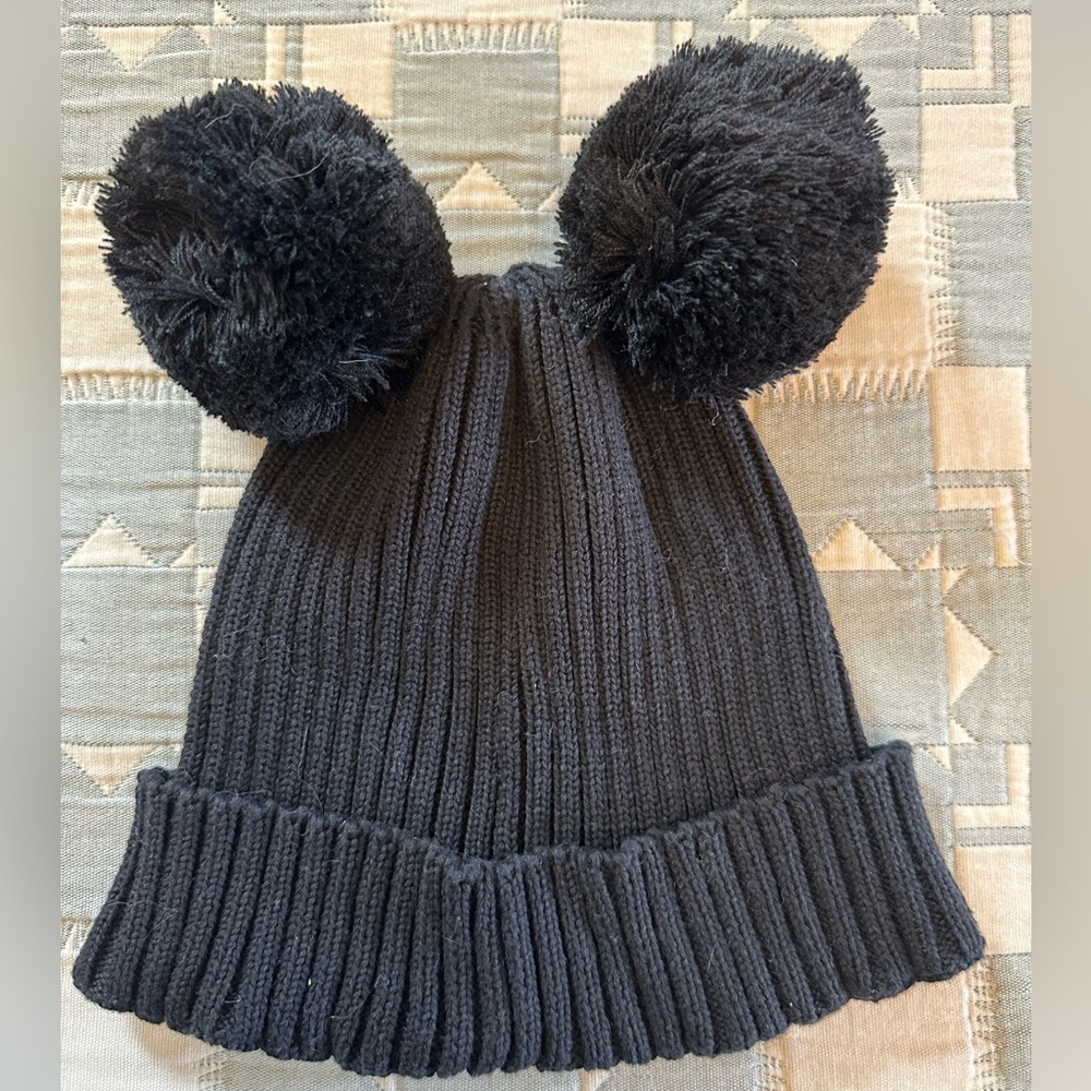 Mini Rodini knit Pom Pom hat